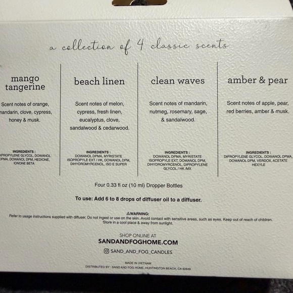 ❣️❄️SAND + FOG Fragrance Diffuser Oils Set - Multi-Color - Picture 4 of 4